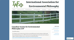 Desktop Screenshot of environmentalphilosophy.org