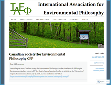 Tablet Screenshot of environmentalphilosophy.org